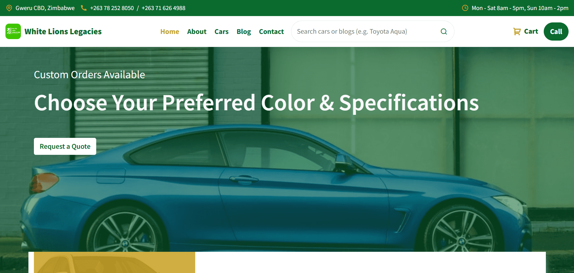 White Lions Legacies